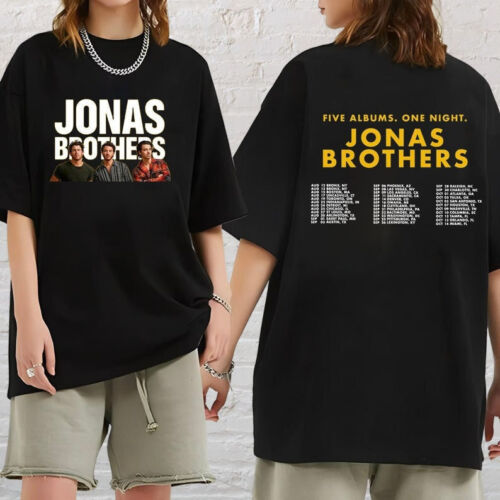 Jonas Brothers Five Albums One Night The Tour 2023 Shirt