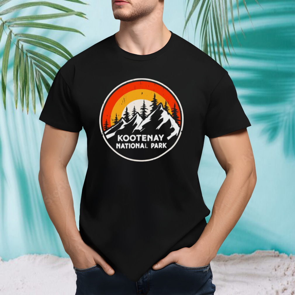 Kootenay National Park Canada Mountain Trees & Sun Camping Hiking shirt