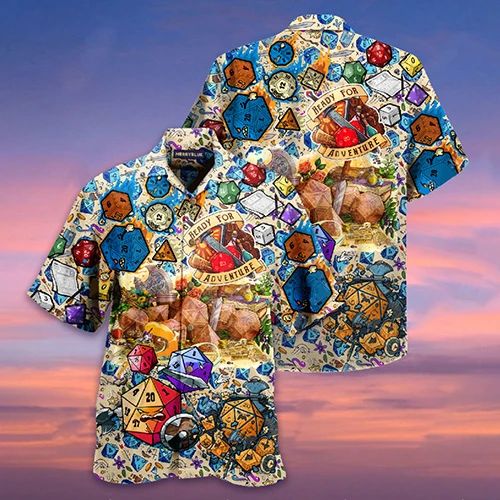 Life Is A Gamble So Roll The Dice Hawaiian Shirt