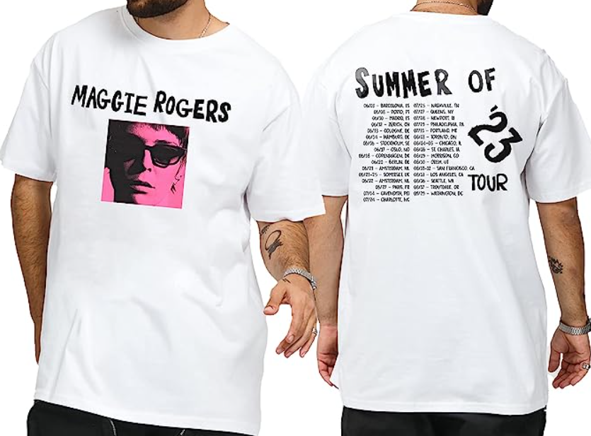 Maggie Rogers tour 2023 shirts