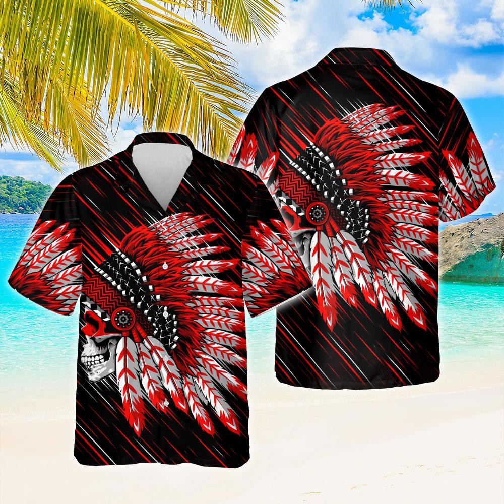 Native American Hawaiian Shirt  Unisex  Adult  Hw8075