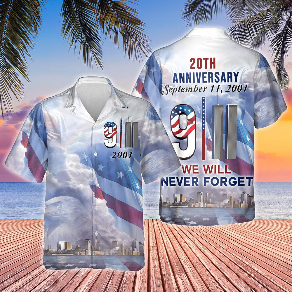 Never Forget 911 Hawaiian Shirt