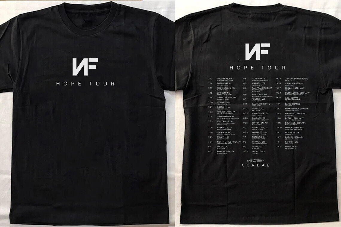 Nf Hope Tour 2023 Dates Nf Hope Shirt