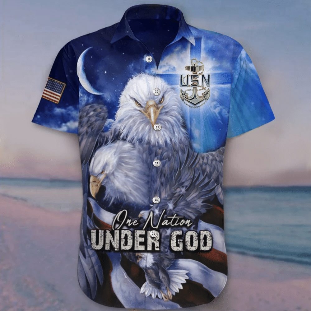 One Nation Under God Hawaiian Shirt