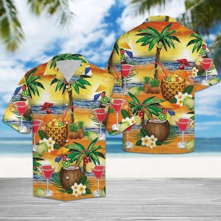 Paradise Cocktail And Juice Hawaiian Shirts