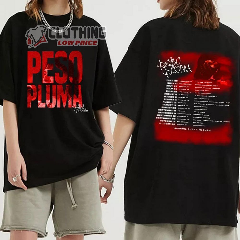 Peso Pluma Doble P Tour 2023 Shirt