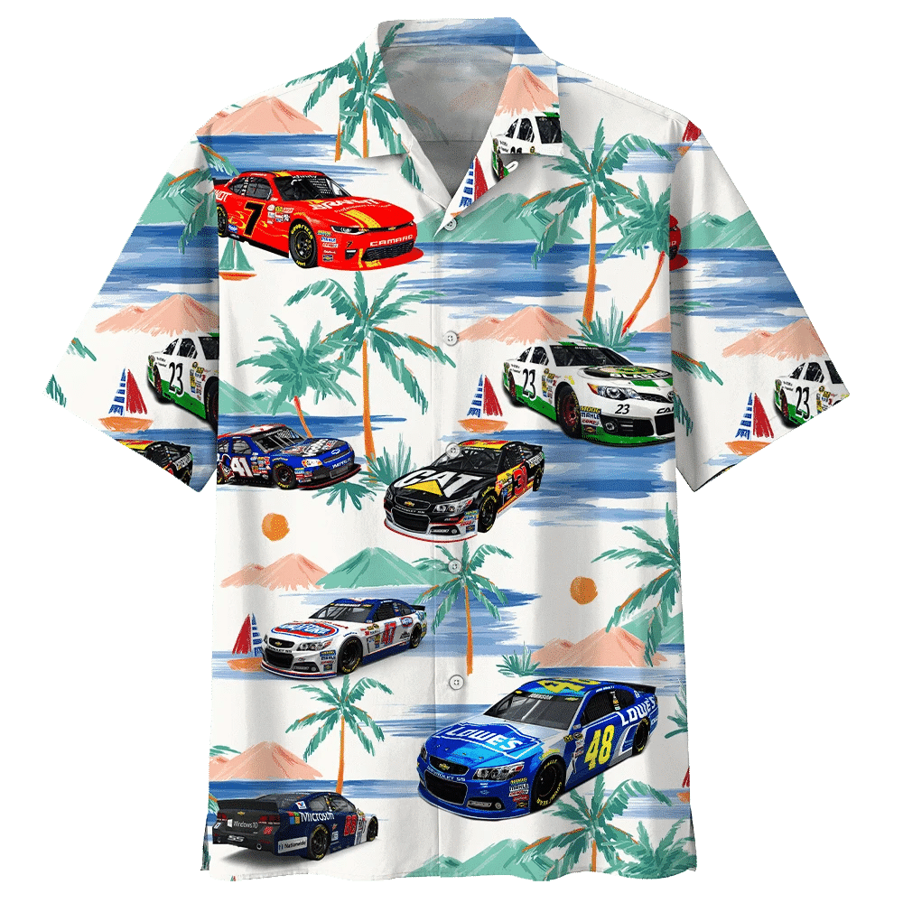 Racing Car Hawaiian Shirts