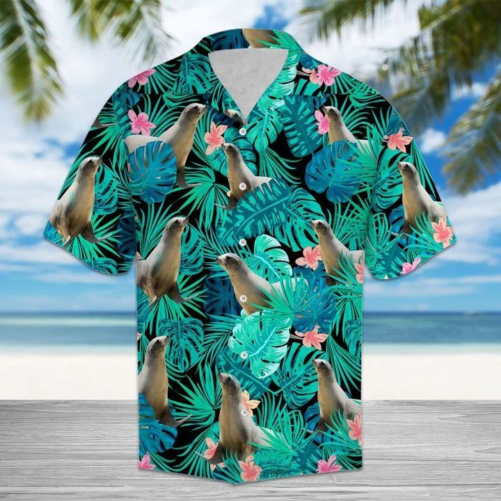 Seal Tropical Hawaiian Shirt