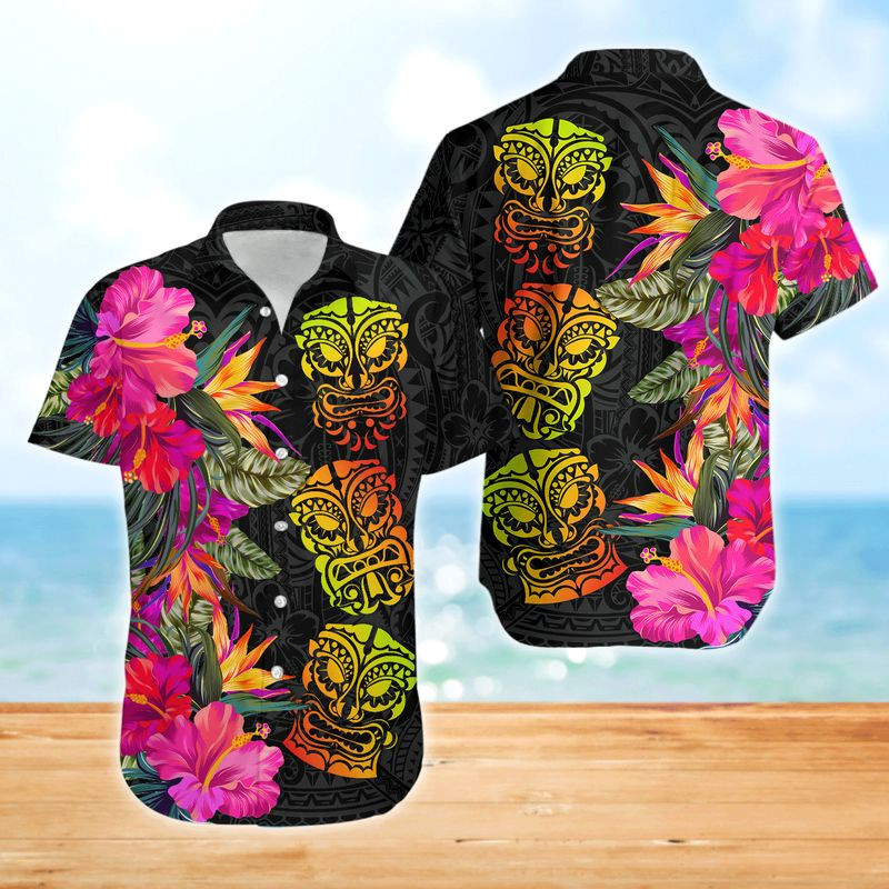 Skull And Butterfly Hawaiian Shirt