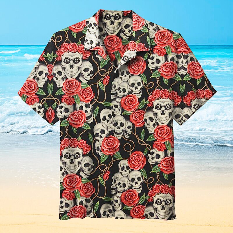 Skull Hawaiian Shirt Unisex Adult Hw7391