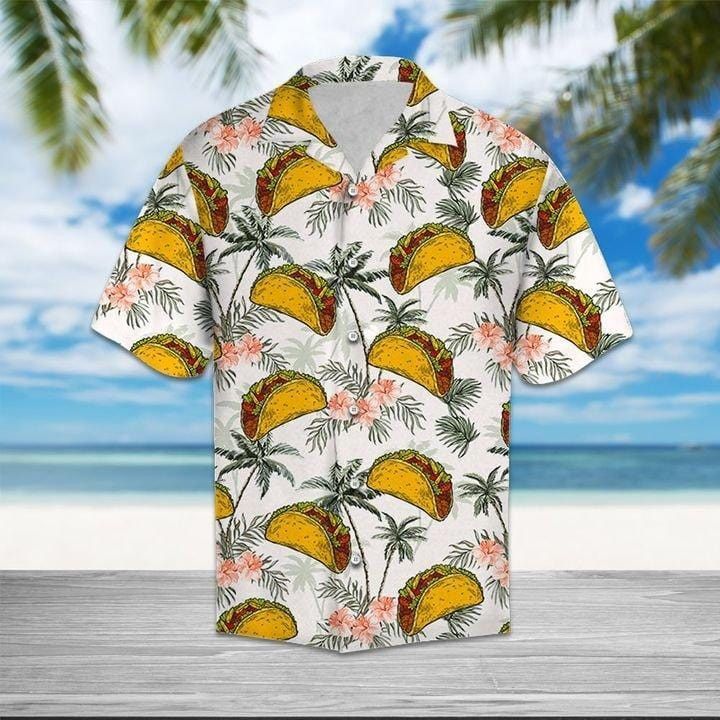 Tacos Lovers Vintage Coconut Tropical Unisex Hawaiian Shirts