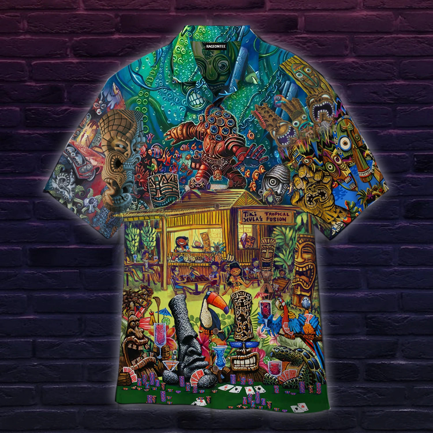 Tiki Lounge Hawaiian Shirt