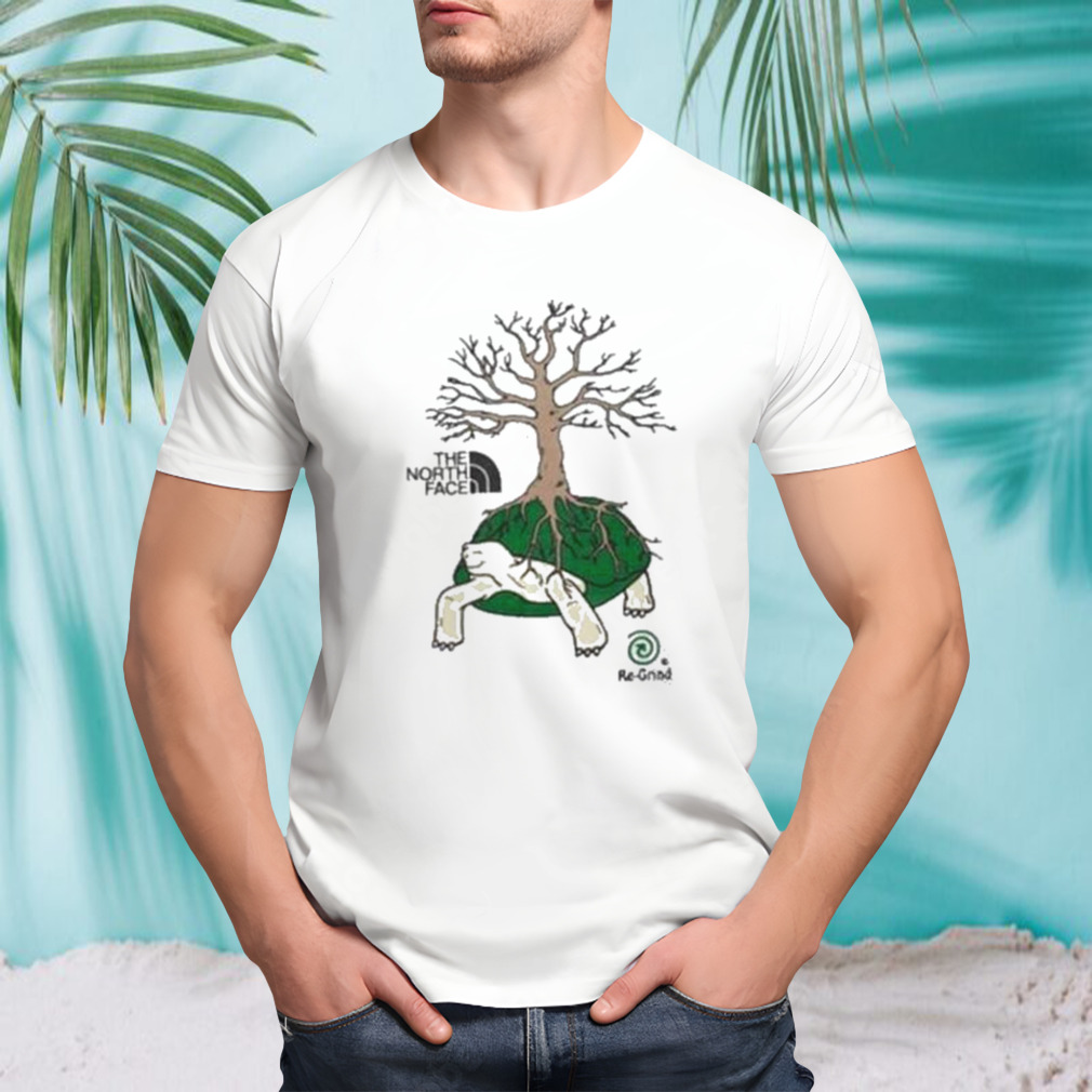 Turtle rooted tree T-shirt