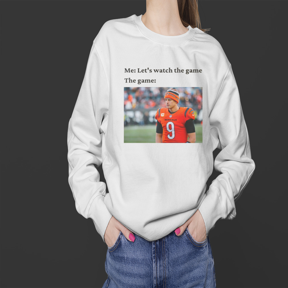 Official joe Burrow Bengals Meme Football Funny T-shirt, hoodie