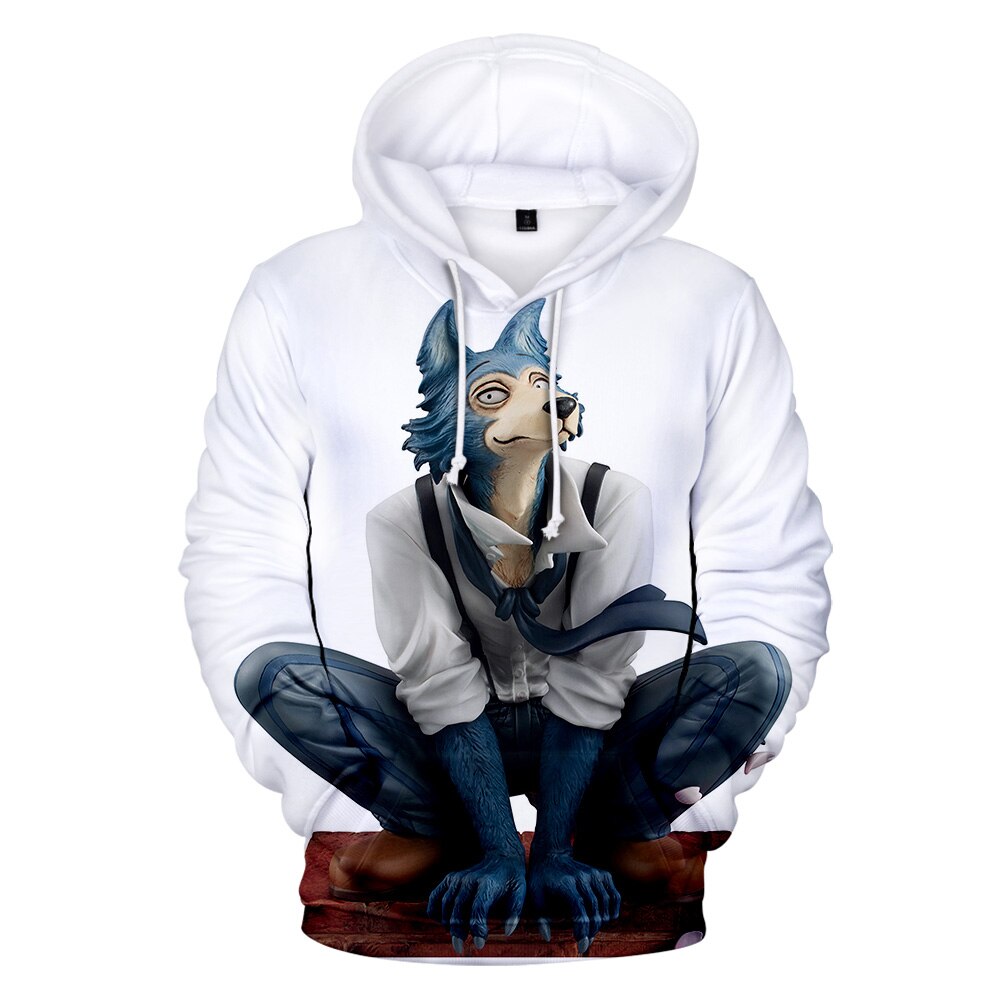 3D Anime BEASTARS Hoodies - The Wolf elements Hip Hop Coats