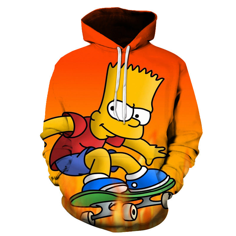 3D Fashion Print The Simpsons Sweatshirt Hoodies