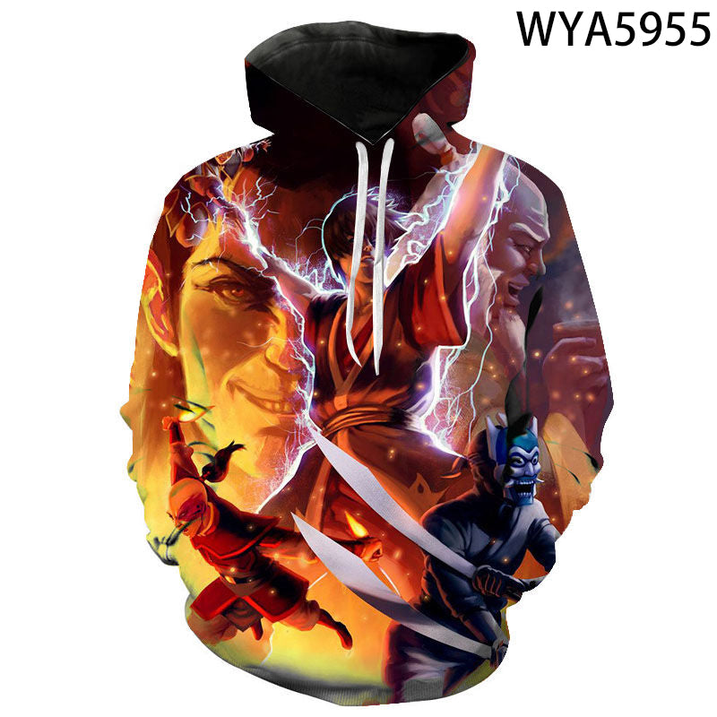 3D Printed Avatar The Last Airbender Hoodies - Anime Pullovers Sweatshirt