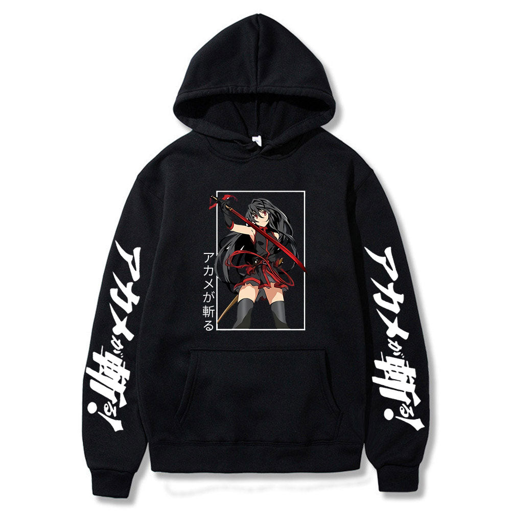 Akame Ga Kill Anime Hoodie Harajuku Fashion Cool Pullover Sweatshirt