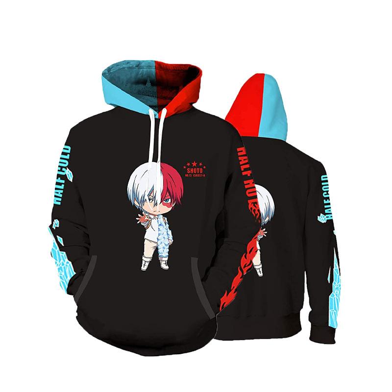 Anime 3D Printed My Hero Academia - Pullover Hoodie Sportswear