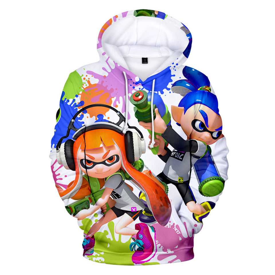 Anime 3D Printed Splatoon Hoodies Pullovers