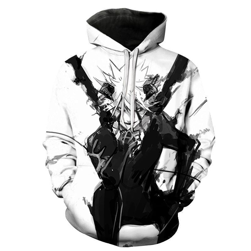 Anime Black Clover Print Oversized Unisex Sportwear Hoody Hooded Sweatshirt