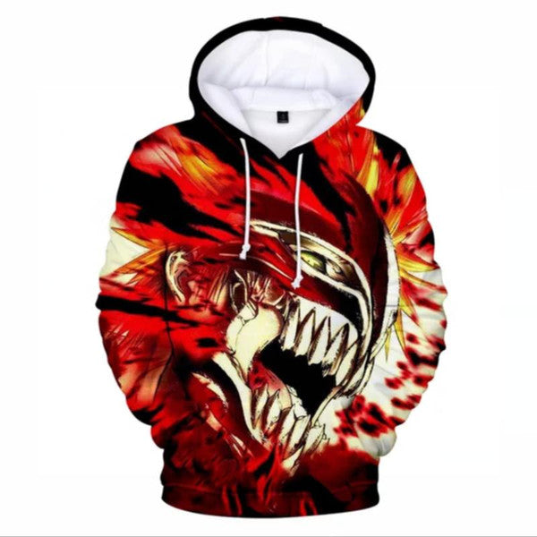 Anime Bleach 3D Printed Hoodie Sweatshirt