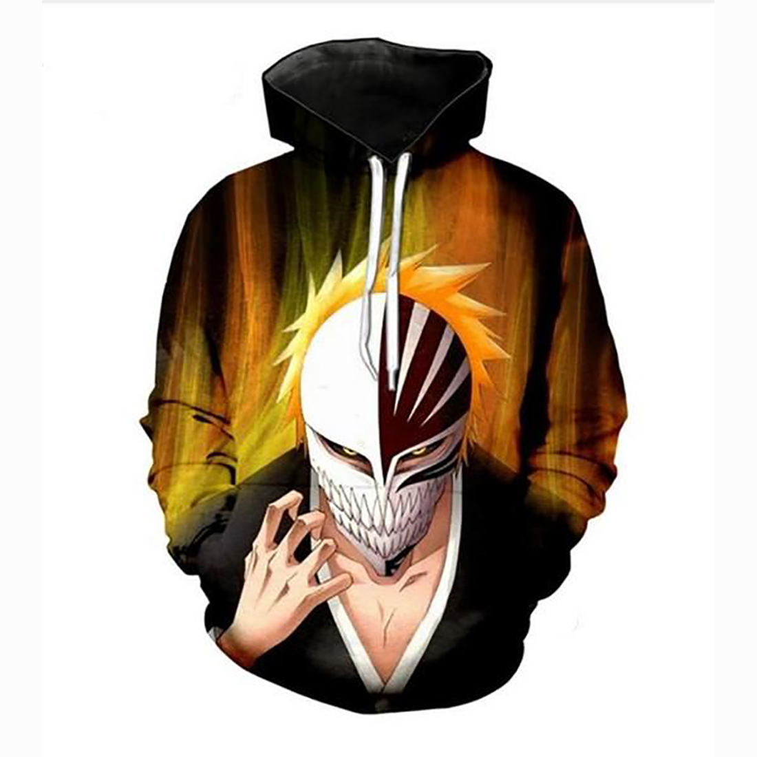 Anime Bleach Kurosaki Ichigo 3D Printed Hoodie