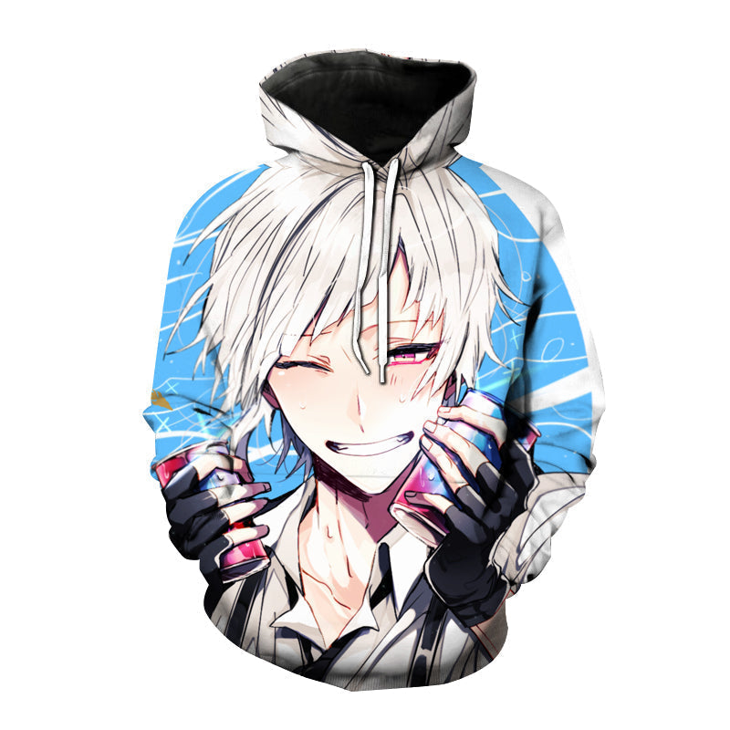 Anime Bongou Stray Dogs 3D Printed Hoodies Casual Oversized Hoodie Pullover Jumper