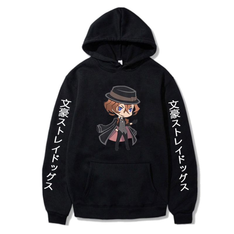 Anime Bungo Stray Dogs Nakahara Chuuya Print Hoody Funny Casual Sweatshirt