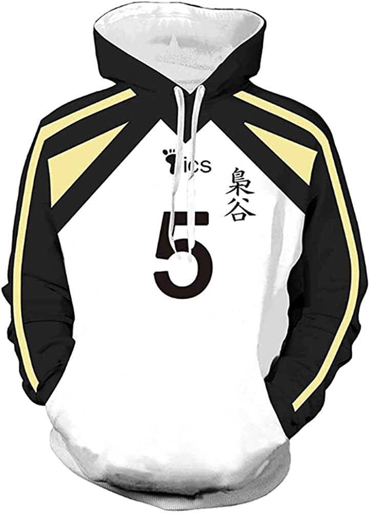 Anime Haikyuu Hoodie - Akaashi Keiji Cosplay Hooded Volleyball Sweatshirt