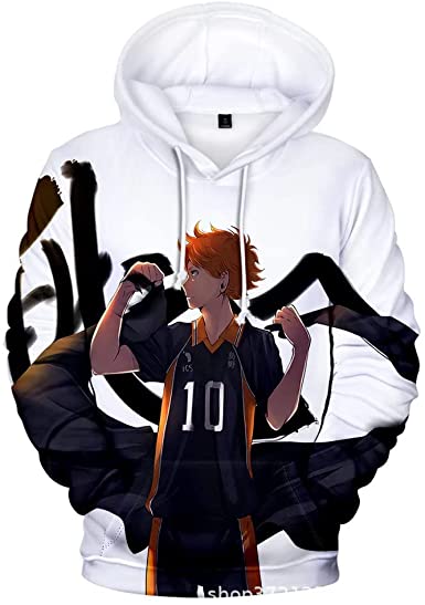 Anime Haikyuu Hoodie - Hinata Shoyo Unisex Hooded Sweatshirt