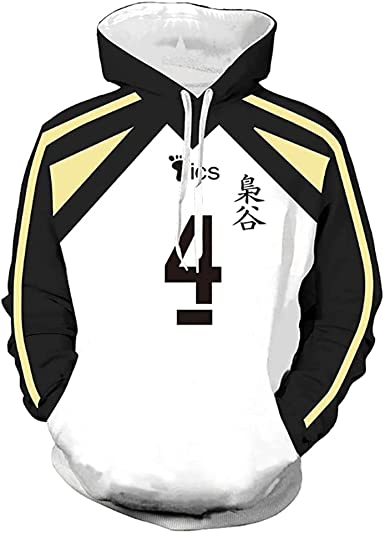 Anime Haikyuu Hoodie - Kotaro Bokuto Cosplay Hooded Volleyball Sweatshirt