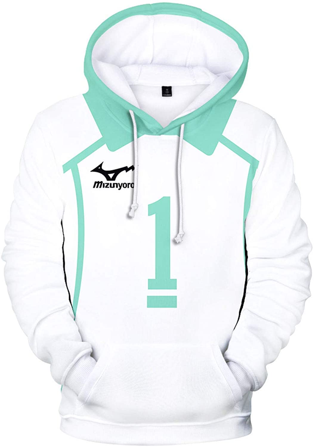 Anime Haikyuu Hoodie - Oikawa Tooru Cosplay Hooded Volleyball Sweatshirt