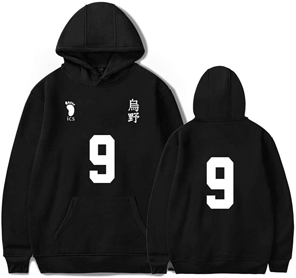 Anime Haikyuu Hoodies for Women Men Unisex Volleyball Tracksuit Sweatshirt Jacket