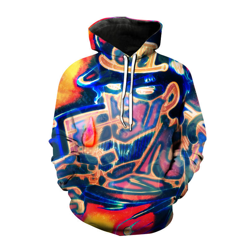 Anime JOJO's Bizarre Adventure 3D Print Hoodies Harajuku Pullover Sweatshirt