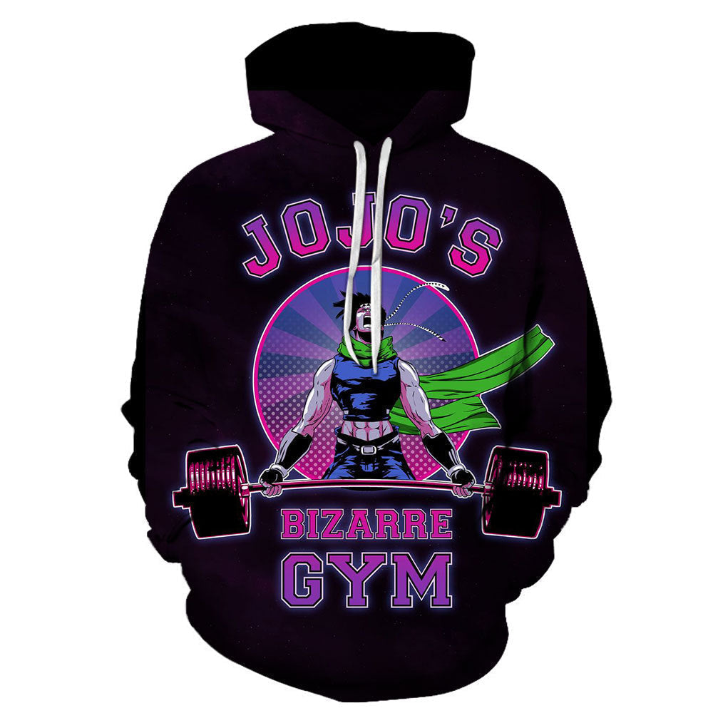 Anime JOJO's Bizarre Adventure Hoodies 3D Print Streetwear Casual Oversized Sweatshirts