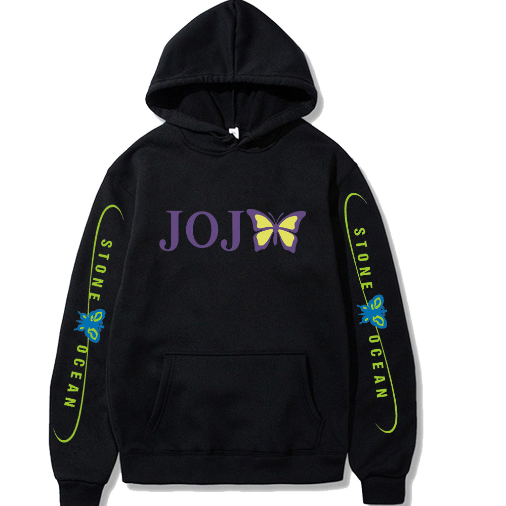 Anime Jojo's Bizarre Adventure Stone Ocean Pullover Loose Unisex Hoodies