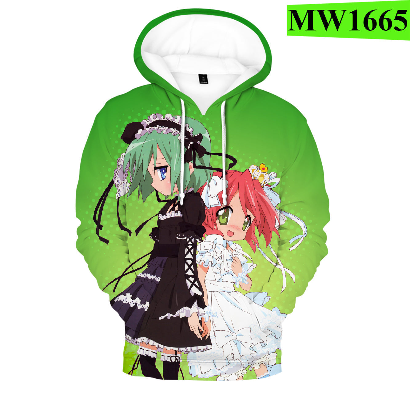 Anime Lucky Star Kobayakawa Yutaka Iwasaki Minami Hoodies Streetwear Pullover Long Sleeve Sweatshirt