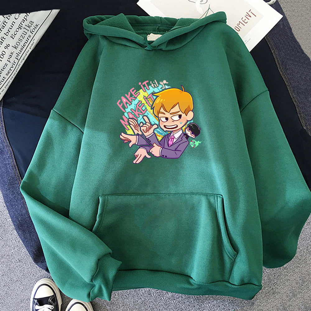 Anime Mob Psycho 100 Hoodie Arataka Casual Hoodies Pullovers Hoody