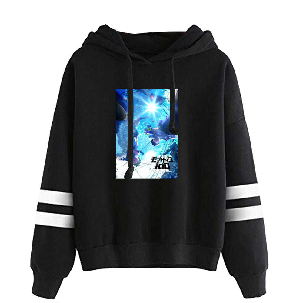 Anime Mob Psycho 100 Hoodie Pullovers Sweater Hooded Casual Sweatshirt