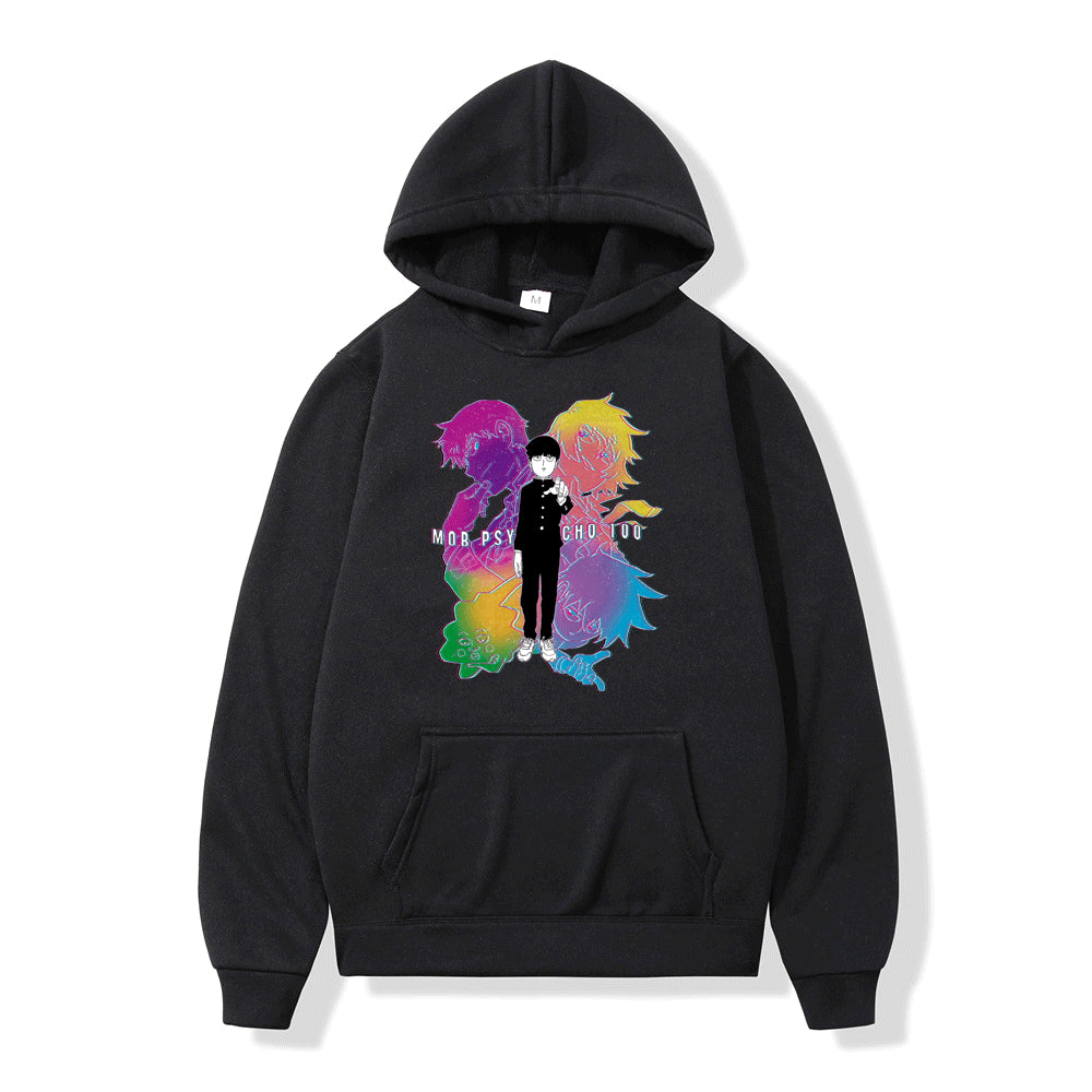 Anime Mob Psycho 100 Hoodie Spring Autumn Fashion Oversized Sweatshirt