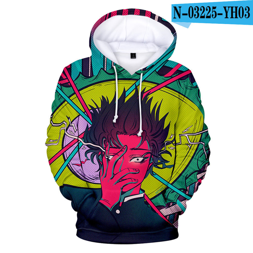 Anime Mob Psycho 100 Oversized Pullover Hoodies Hip Pop Hoody