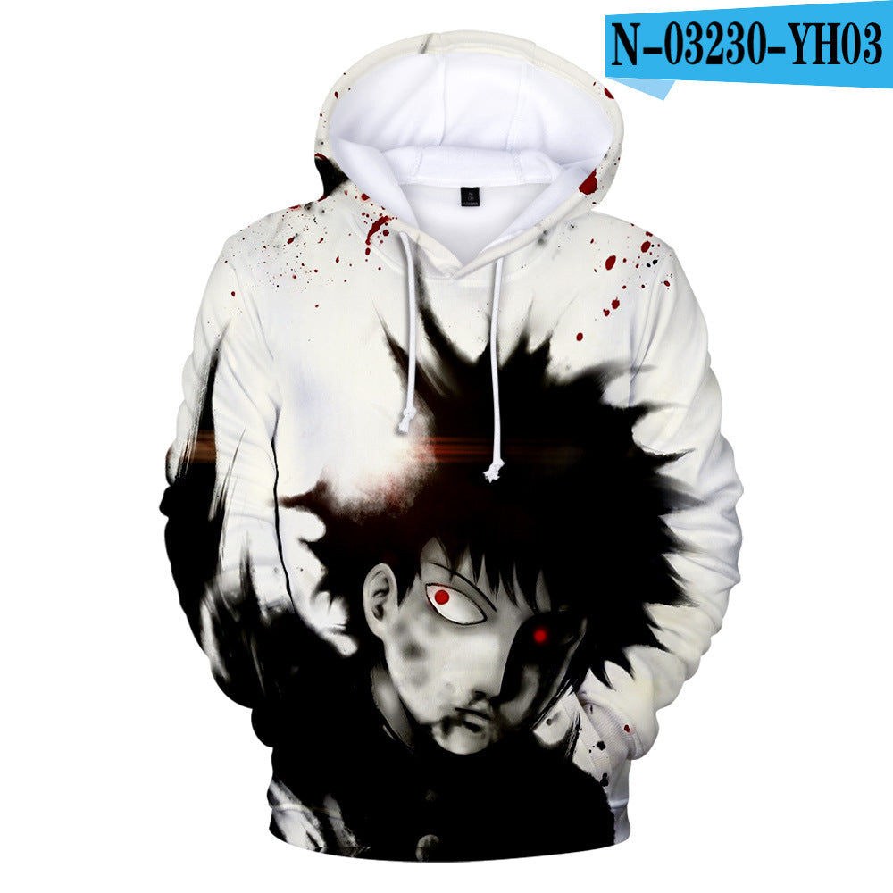 Anime Mob Psycho 100 Spring Autumn Streetwear Pullover Oversized Hoodies