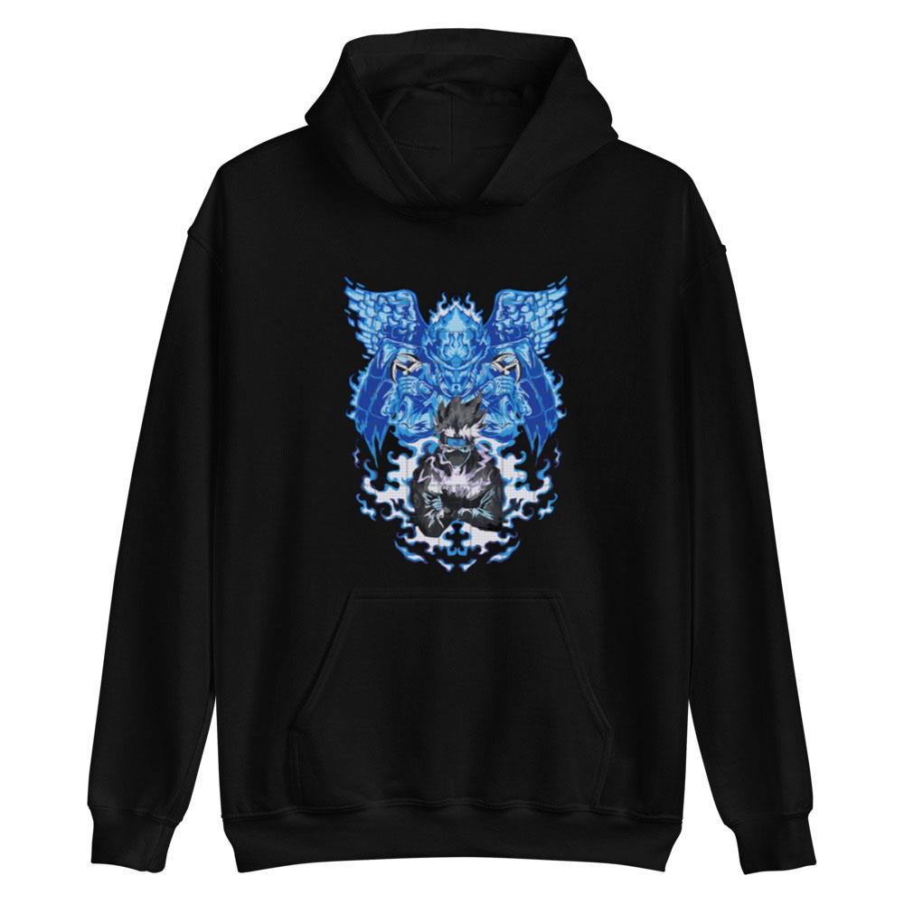Anime Naruto Kakashi Blue Hokage T-Shirt