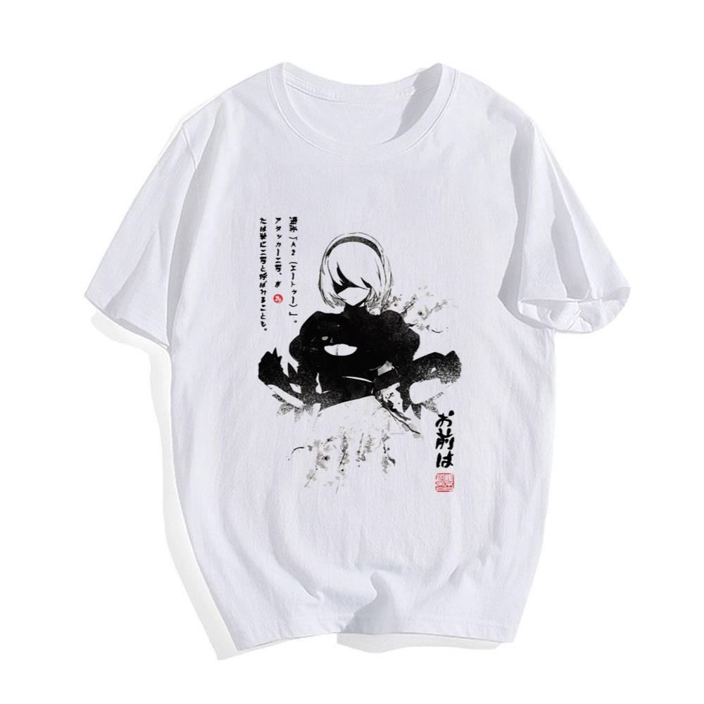 Anime NieR Automata Japan Ink Unisex T-Shirt