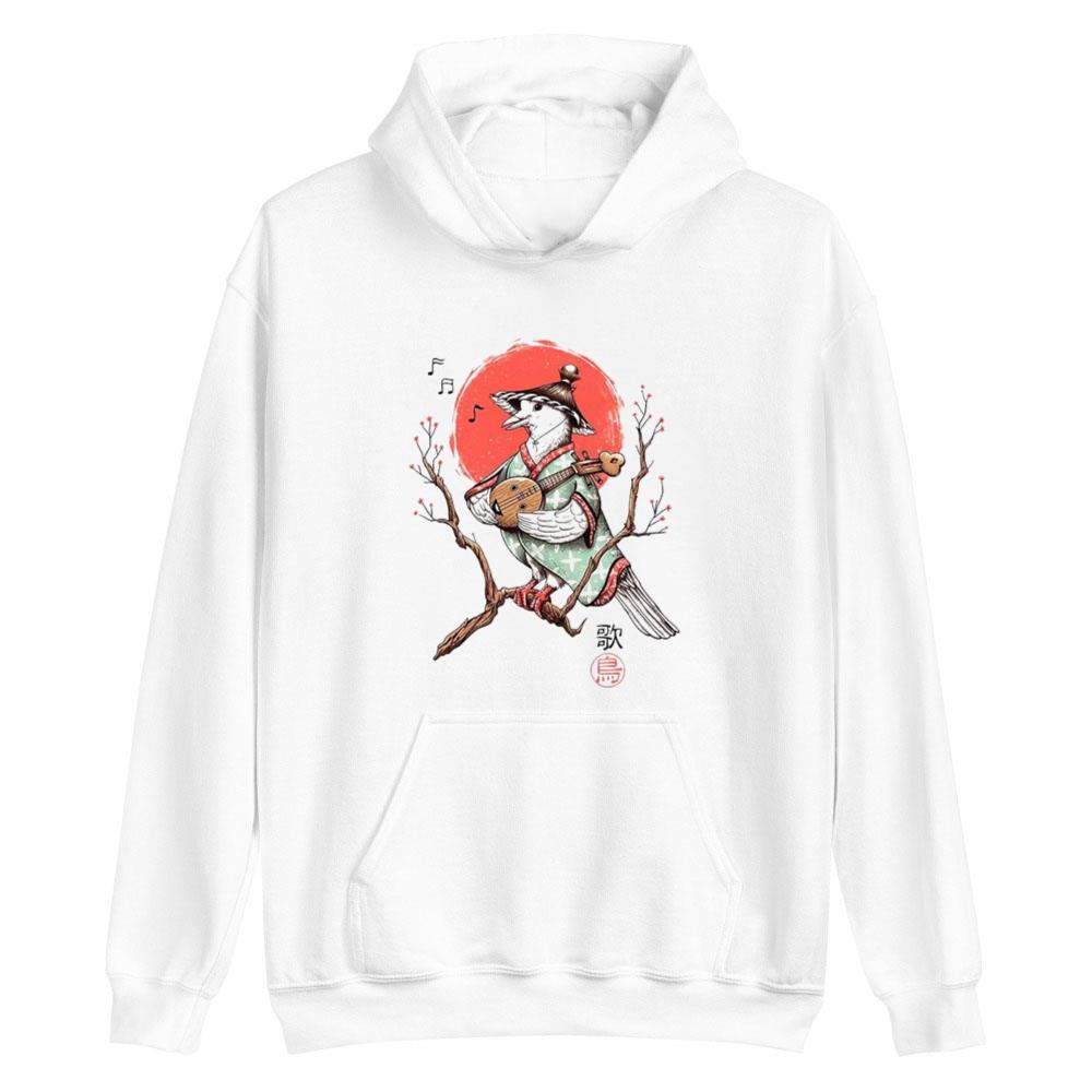 Anime Sensei Japanese Pigeon Playing Banjo Unisex T-Shirt