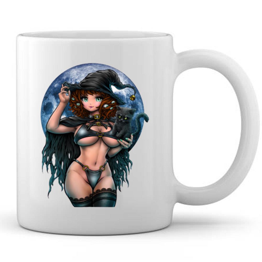 Anime Witch Hellcat Anime Sexy Girl T-shirt
