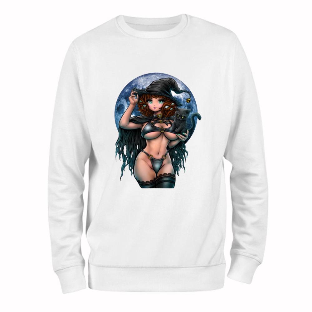 Anime Witch Hellcat Anime Sexy Girl T-shirt