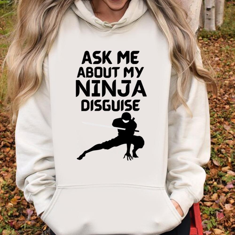 Ask Me About My Ninja Disguise Kids T-shirt
