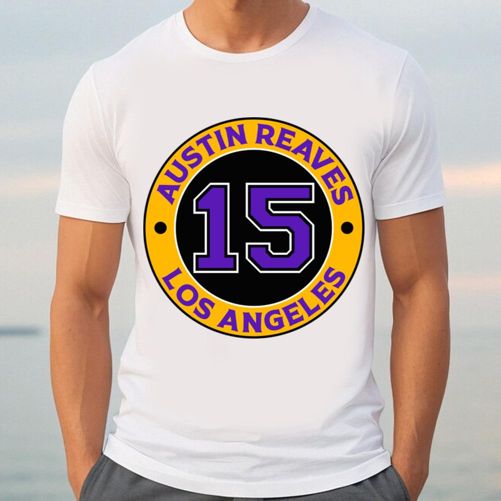 Austin Reaves Los Angeles Basketball 15 Player T-shirt